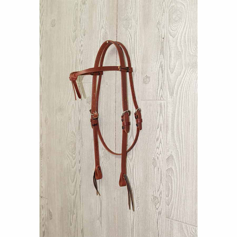 Headstall Cross Over Ss Hdwr Tie Ends - Genuine Billy Cook 