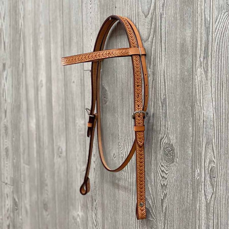 3/4" Headstall Braided Pattern - Genuine Billy Cook 