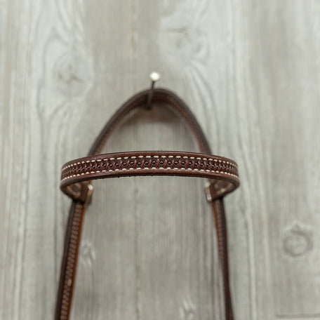 5/8" Headstall, Shell Pattern - Genuine Billy Cook 