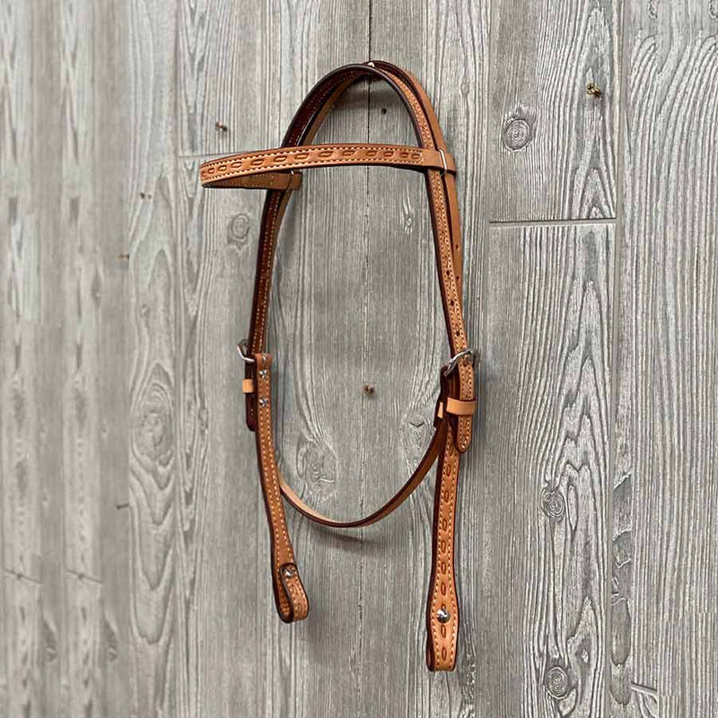 5/8" Headstall, Buckstitch - Genuine Billy Cook 