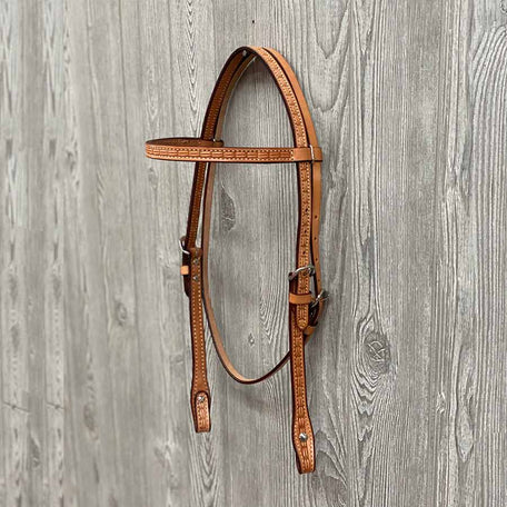 5/8" Headstall, Long Brick - Genuine Billy Cook 