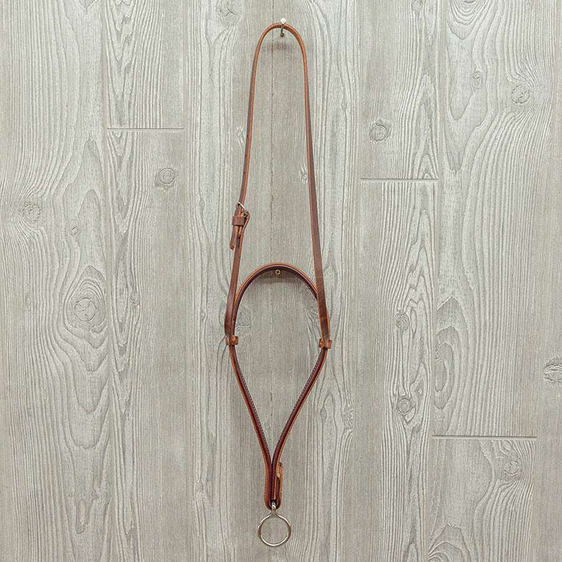 Ropers Noseband, Harness W/ Latigo Overlay - Genuine Billy Cook 