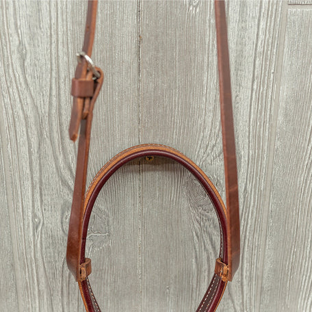 Ropers Noseband, Harness W/ Latigo Overlay - Genuine Billy Cook 