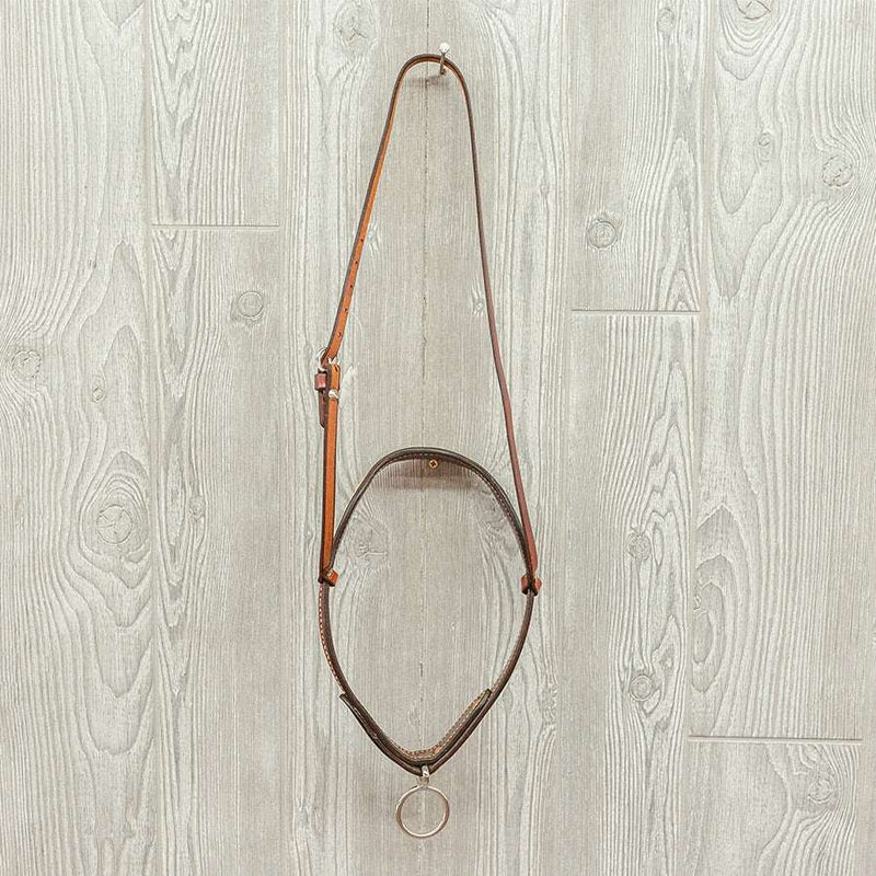 Classic Ropers Noseband 1" Basket Stamp/Braided - Genuine Billy Cook 