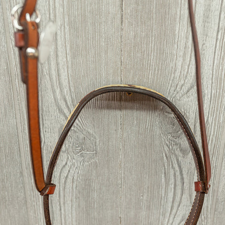 Classic Ropers Noseband 1" Basket Stamp/Braided - Genuine Billy Cook 