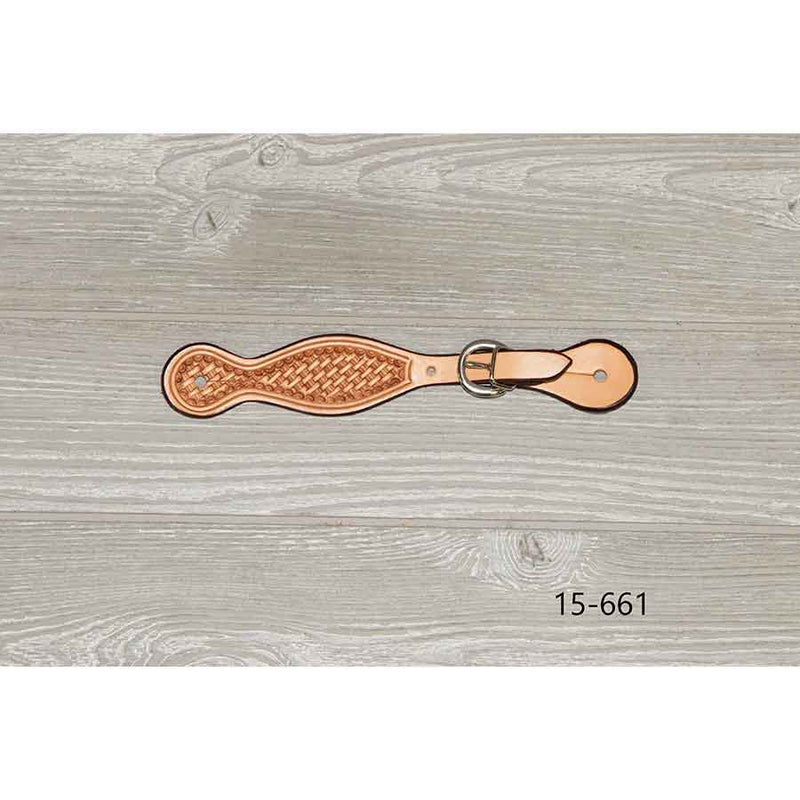 Youth Spur Strap Basket Stamped - Genuine Billy Cook 