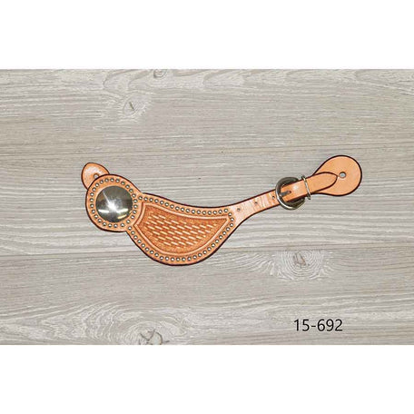 Shaped Spur Strap Basket Stamp W/ Spots - Genuine Billy Cook 