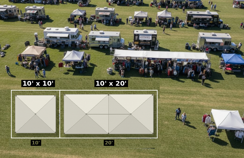 10' x 10' Vendor Truck/Booth — $100